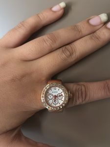 White Bozhi Ring Watch