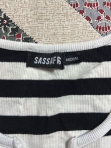 Ribbed Stripped Tee