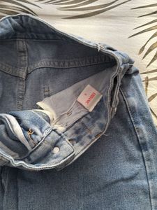 Wide Leg Denim Jeans