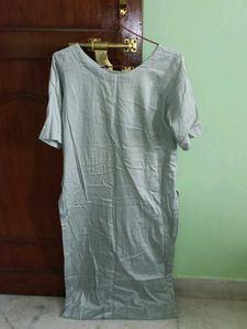 Light grey long kurti