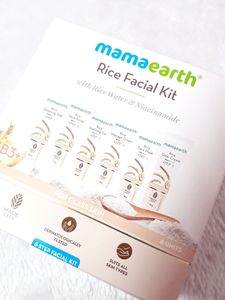 Mamaearth Rice Facial Kit With Water &amp; Niaci