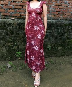 Savana Floral Mermaid maxi dress