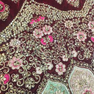 Exquisite Embroidered Lehenga