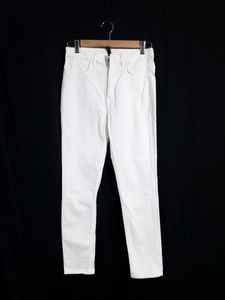 Divided By H&M Brand Women White 👖