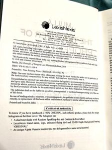 Mulla The Transfer of Property Act 13th Ed
