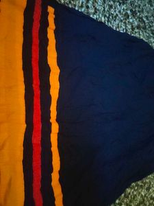 Navy Blue Embroidered Kurta