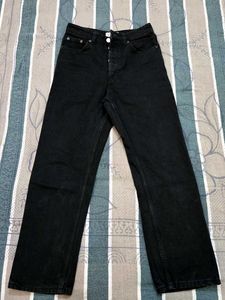 Zara Black straight fit Jeans