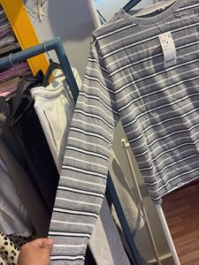 Striped Long Sleeve Top