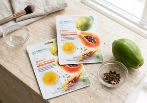 Mirabelle Papaya Facial Sheet Masks combo