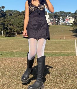 Black Lace Mini Dress