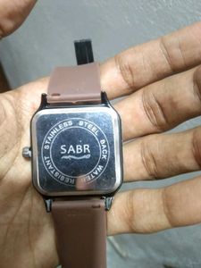 Stylish Brown Square Dial Watch