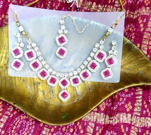 Pink Stone Jewelry Set, Brand  🆕✨Unused✨