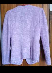 Lilac Textured Blazer