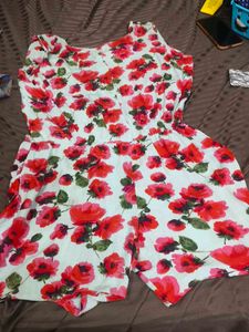 Floral Print Romper or jump suit donation