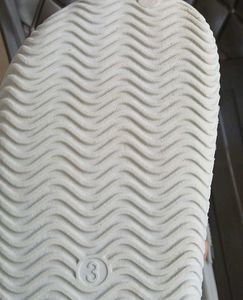 Grey foam clogs