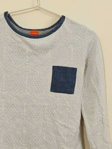 Casual Long Sleeve Top with Pocket