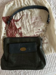HI-DESIGN Stylish Green Croc Shoulder Bag