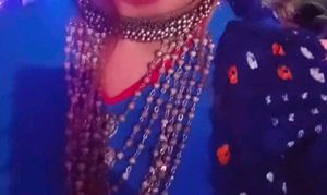 Royal Blue Lehenga Choli without odhani
