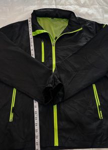 Men's Black &amp; Neon Windbreaker Jacket
