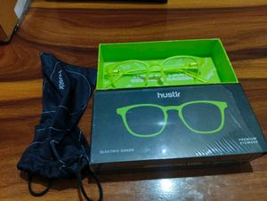 Electric Green Full With Blue Screen Lenses