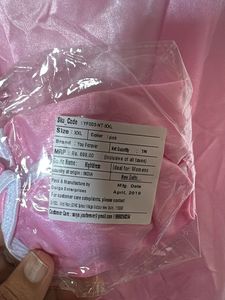 new Pink Lace Trim Nightgown