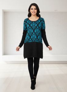 Patterned Tunic Top