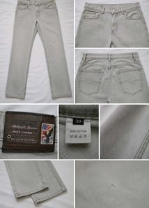US Men's Light Grey Jeans original