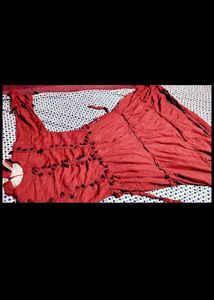 Elegant Red Anarkali Gown