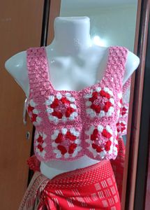 Cotton Chrochet Top 🌷