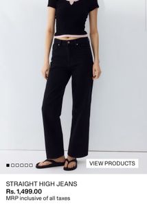 Stylish Charcoal Grey Wide-Leg Jeans