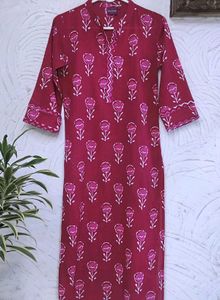 💕 Rose Pink Kurti