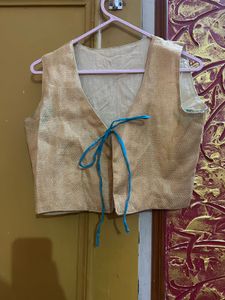 Boho Chic Sleeveless Tie-Up Blouse