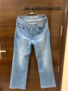 Light Wash Wide Leg Jeans