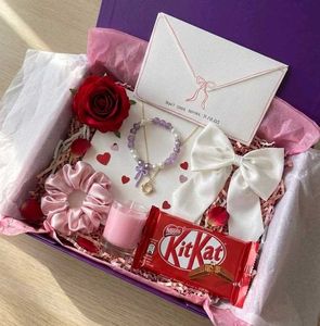 Charming Gift Box with Jewelry & Treats
