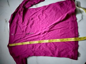 Women's Pink Long Sleeve Top