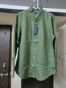 NEW Ralph Lauren Classic Fit Linen Shirt