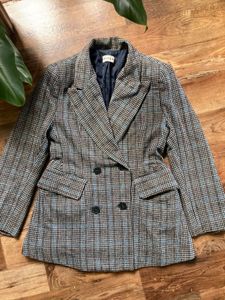 Vintage Plaid Blazer