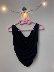 Chic Black One-Piece Swimsuit