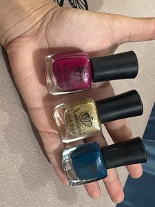 3 x Nail Polish Bottles