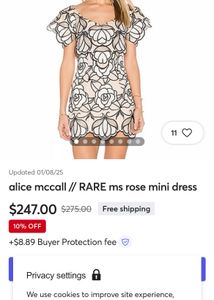 Embroidered Floral Mini Dress
