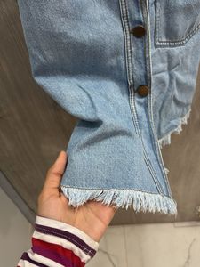 Denim Dungri with Buttons