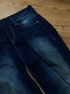 Dark Blue Straight Fit Jeans