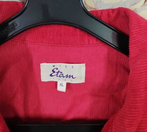 Red Zip-Up Jacket