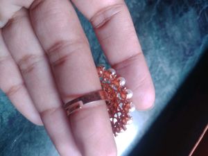Elegant Pearl and Crystal Ring
