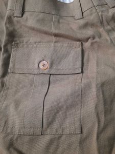Kids Olive Brown or Khaki Cargo Pants