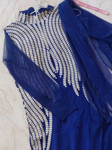 Elegant Blue  Set with Embellishments