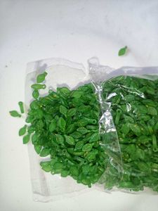 100gms Green Leaf Charms for Crafts