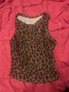 Leopard Print Tank Top