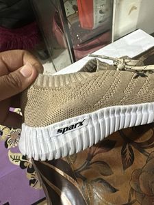 Sparx Women's Beige Sneakers