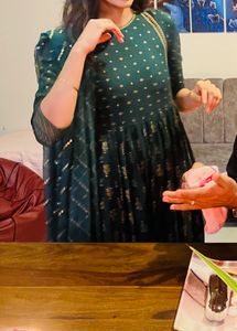 Elegant Green Ethnic Gown